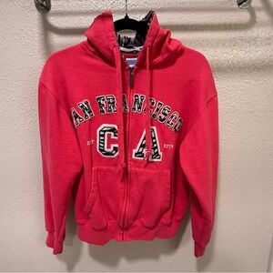 USA MASTER Red WOMENS San Francisco CA Hoodie Size Small